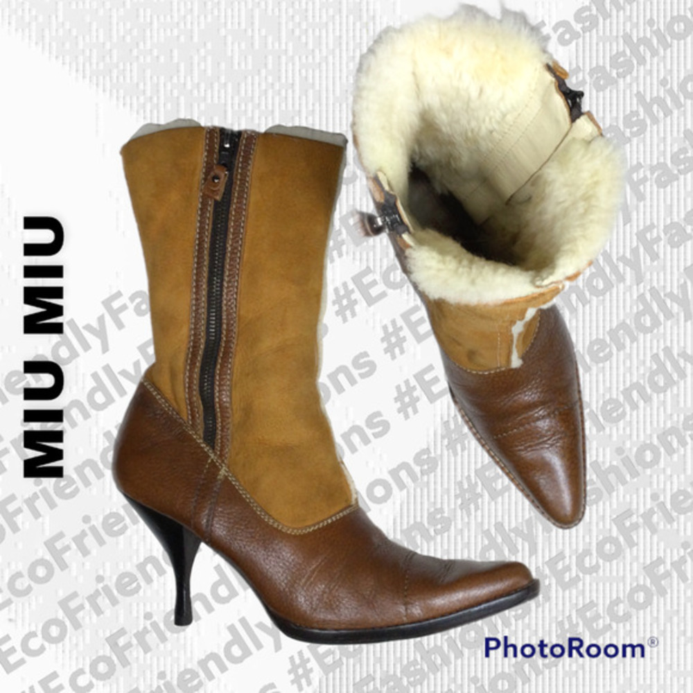 靴 Archive miu miu pointed toe boots brown 靴 Archive miu miu pointed toe boots brown Miu Miu | Shoes | Miu